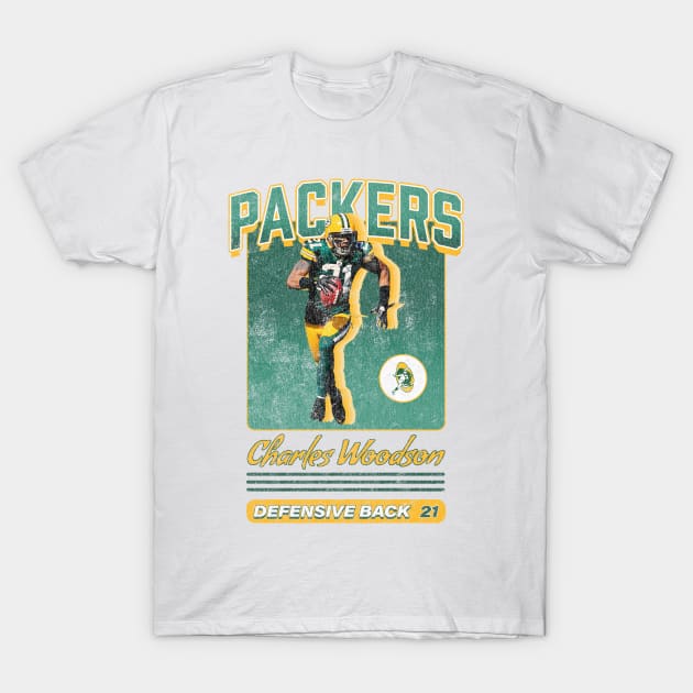 Charles Woodson T-Shirt by KC Designs